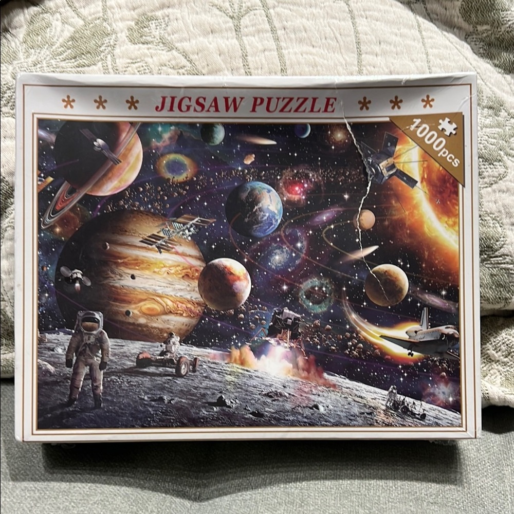 Space-Themed planet Jigsaw Puzzle 1000 Pieces- Sealed (w/ cut) SALE🔴3/$25!